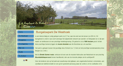 Desktop Screenshot of bungalowparkdewesthoek.nl